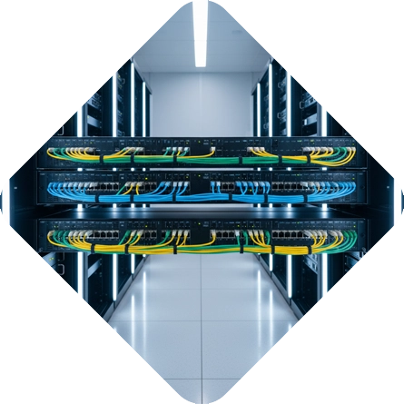 Raf kabin ve patch panel düzeni - Trisay Mühendislik